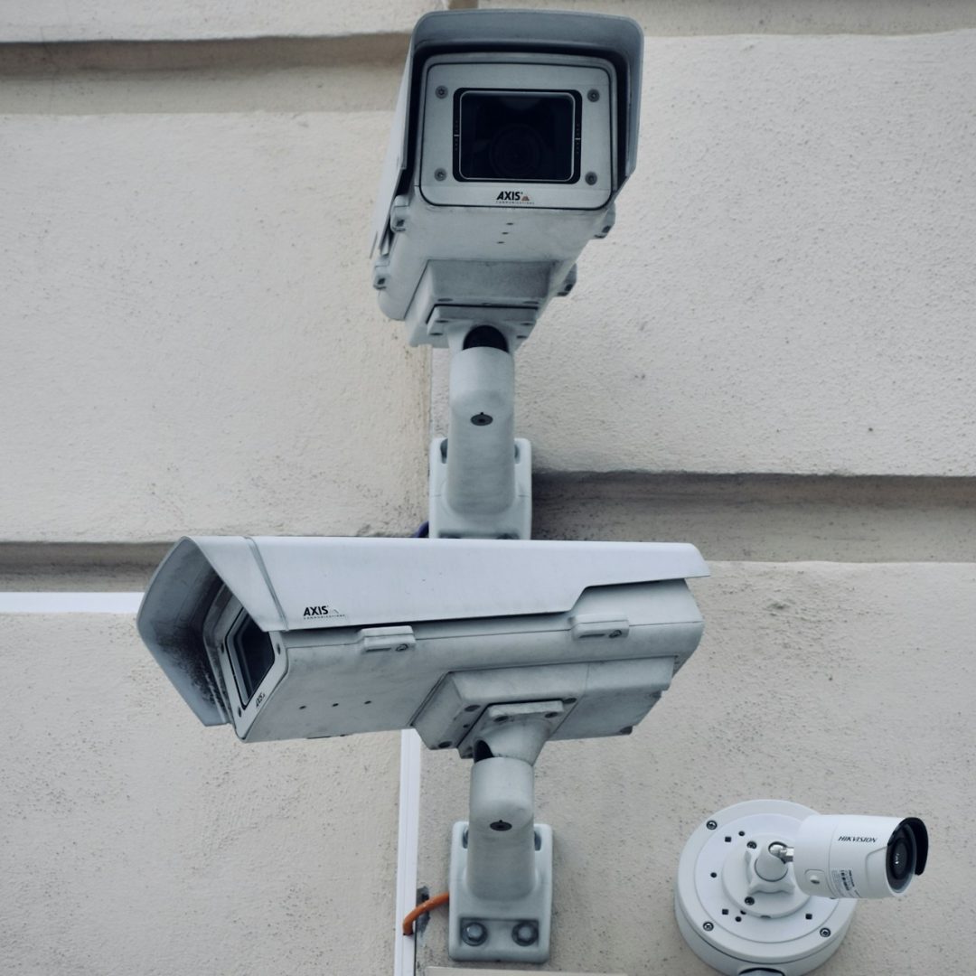 Camera on wall